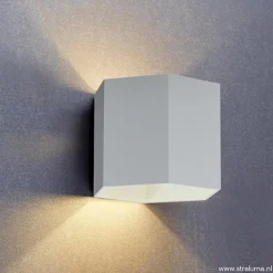 Aluminium wandlamp 6-hoek up+down></noscript>Straluma Outlet