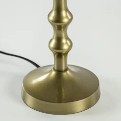 Antiek bronzen lampvoet Semut exclusief kap><noscript><img width=