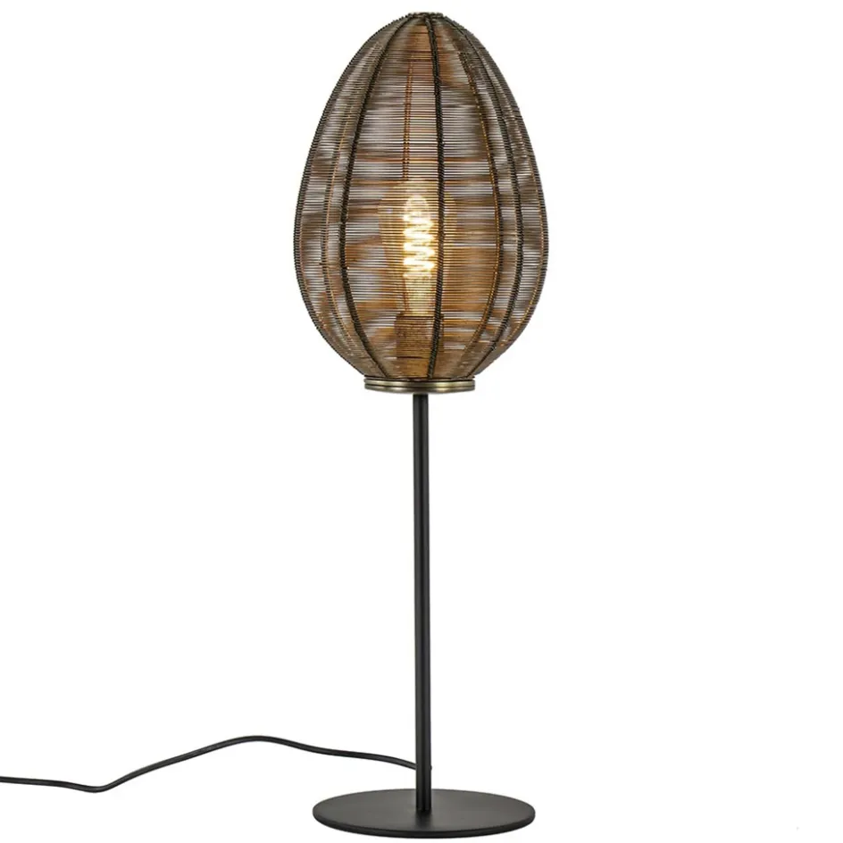 Antiek bronzen tafellamp Yaelle Light and Living>Straluma Discount