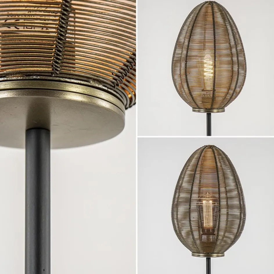 Antiek bronzen tafellamp Yaelle Light and Living>Straluma Discount