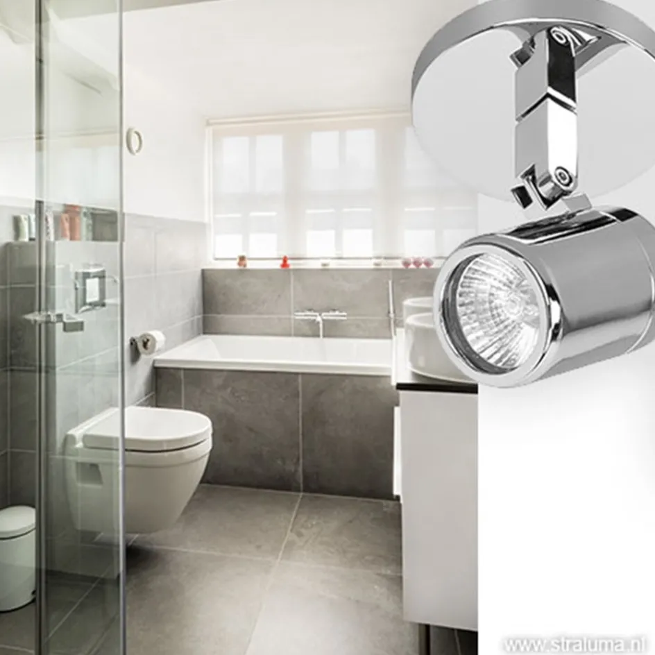 Badkamer spot Rain 1 lichts chroom>Straluma Clearance