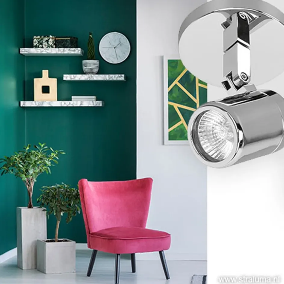 Badkamer spot Rain 1 lichts chroom>Straluma Clearance