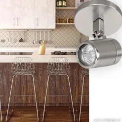 Badkamer spot Rain nikkel verstelbaar></noscript>Straluma Online