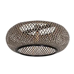 Bamboe kap rond 60x25 cm exclusief booglamp>Straluma Sale