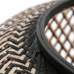 Bamboe kap rond 60x25 cm exclusief booglamp><noscript><img width=