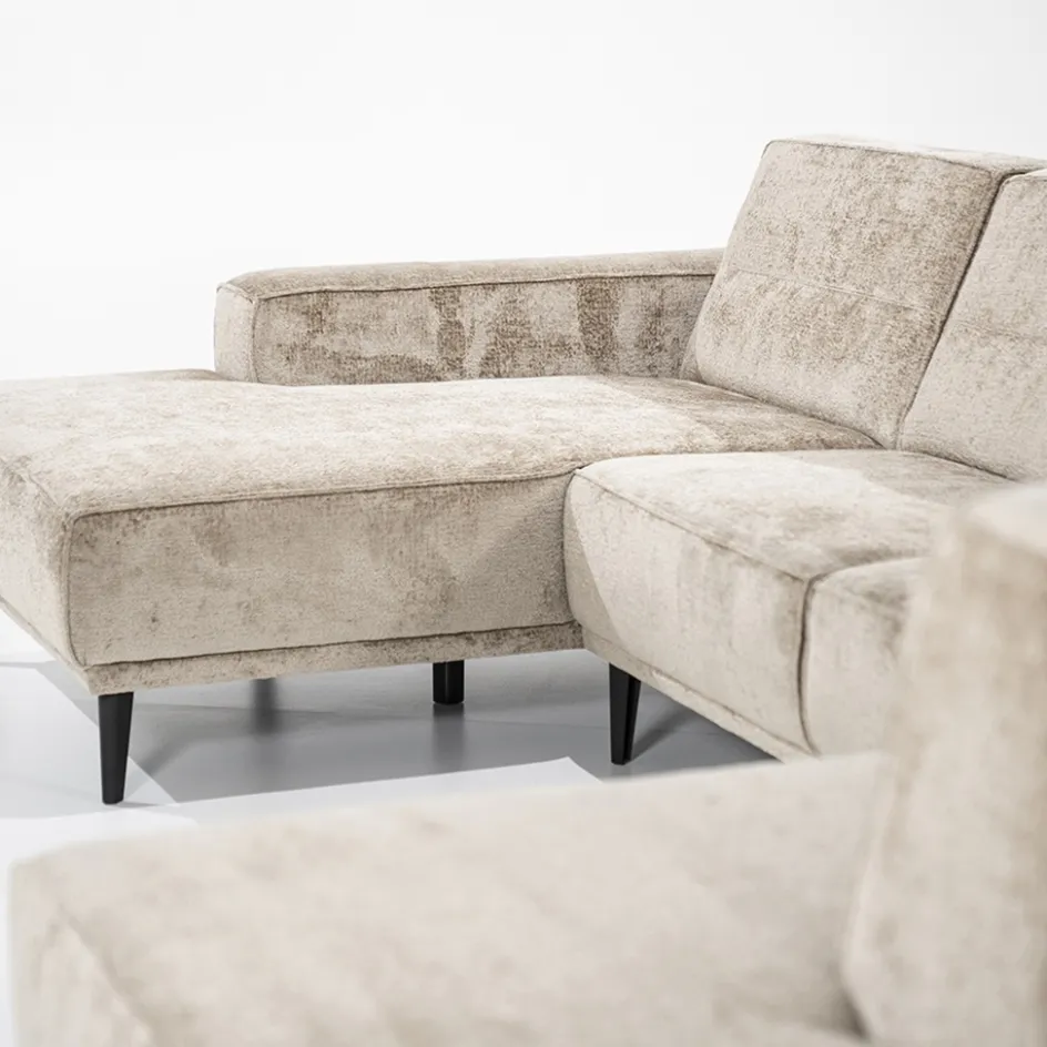 Bank Sef U-opstelling taupe>Straluma Hot