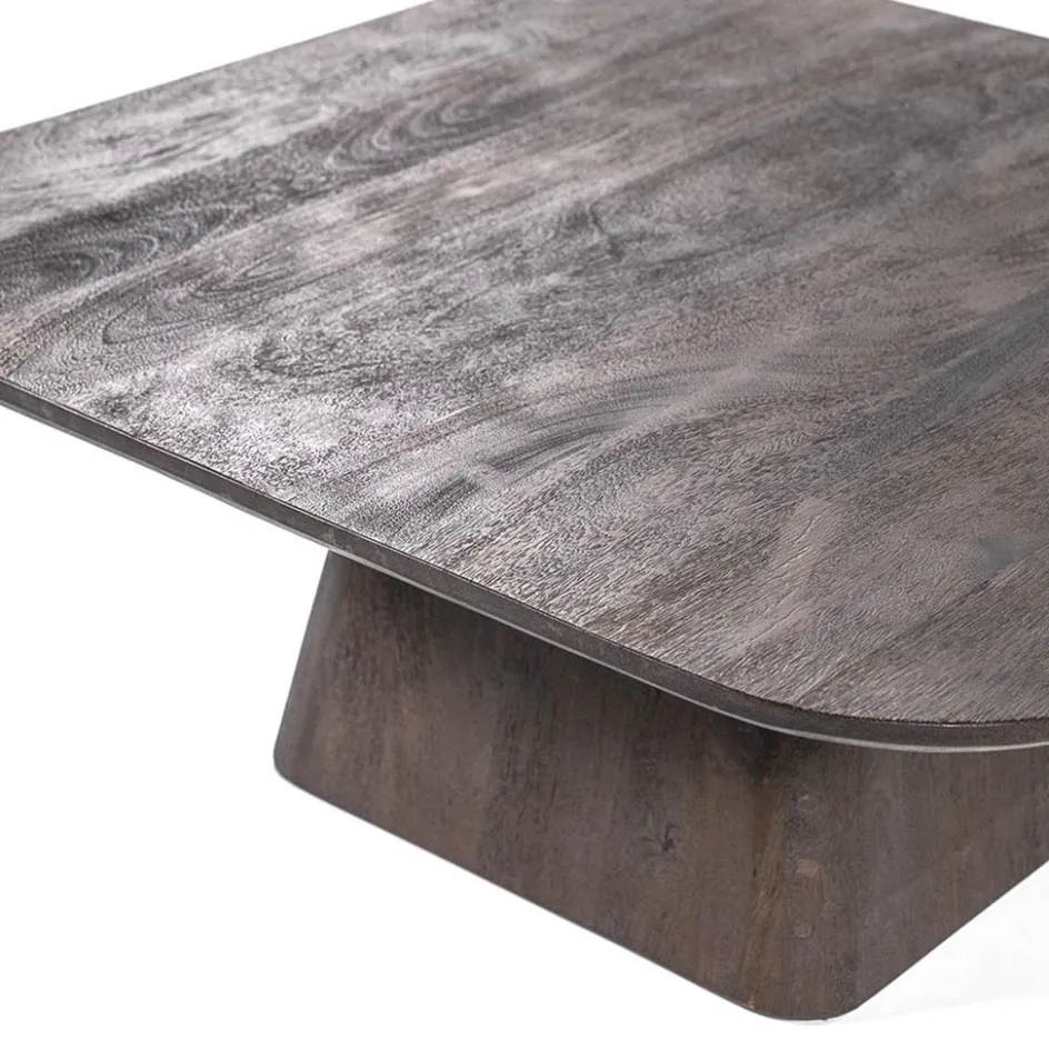 Bijzettafel Aron bruin 80x80 cm>Straluma Clearance