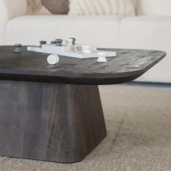 Bijzettafel Aron bruin 80x80 cm><noscript><img width=