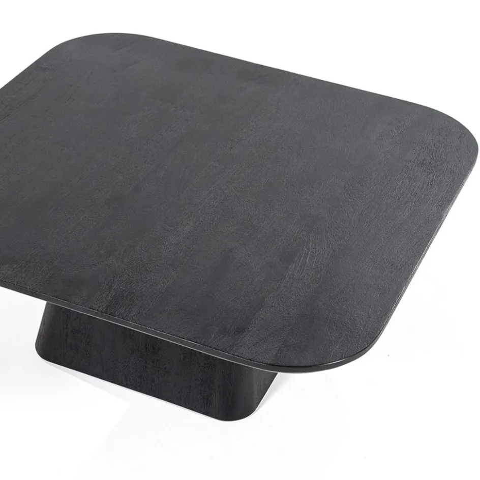 Bijzettafel Aron zwart 80x80 cm>Straluma Outlet