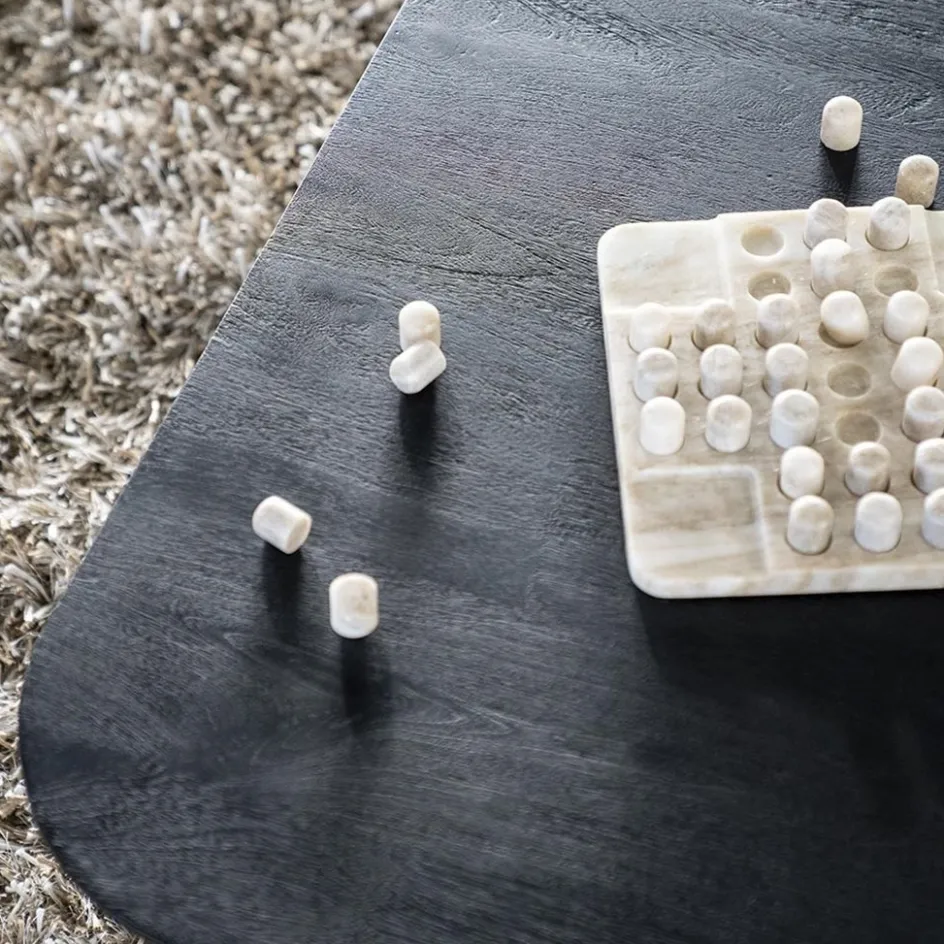 Bijzettafel Aron zwart 80x80 cm>Straluma Outlet