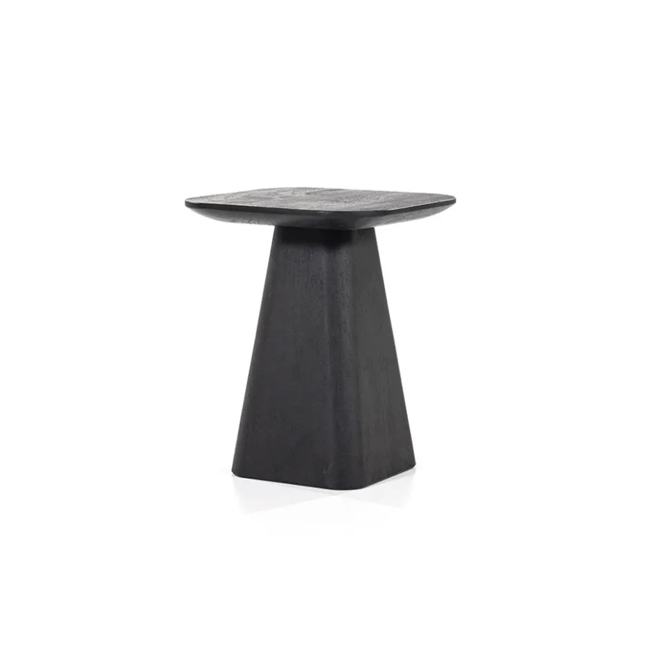 Bijzettafel Aron zwart 40x40 cm>Straluma Outlet