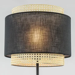 Boho vloerlamp mat zwart met webbing></noscript>Straluma Online