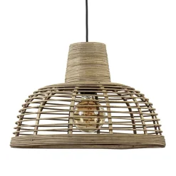 Botanische hanglamp rotan met mat zwart>Straluma Clearance