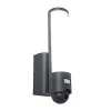 Buitenlamp cilinder donker grijs inclusief LED en camera>Straluma Discount