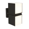 Buitenlamp Cuba double square zwart IP54>Straluma New