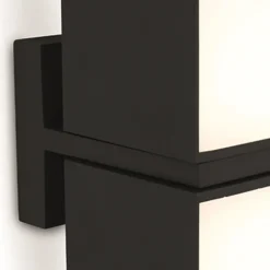 Buitenlamp Cuba double square zwart IP54>Straluma New