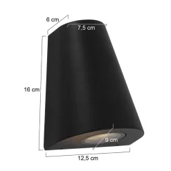 Buitenlamp Logan zwart 2xgu10 IP54><noscript><img width=