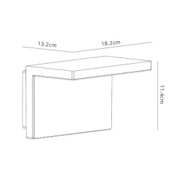 Buitenlamp Ruka antraciet/hout IP65></noscript>Straluma Online