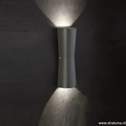 Buitenlamp wand antraciet up+down IP54><noscript><img width=