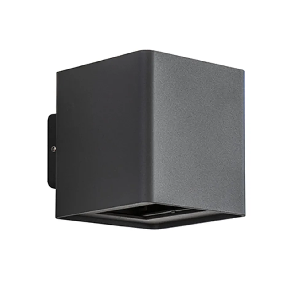 Buitenlamp wand up+down antraciet IP54>Straluma Outlet