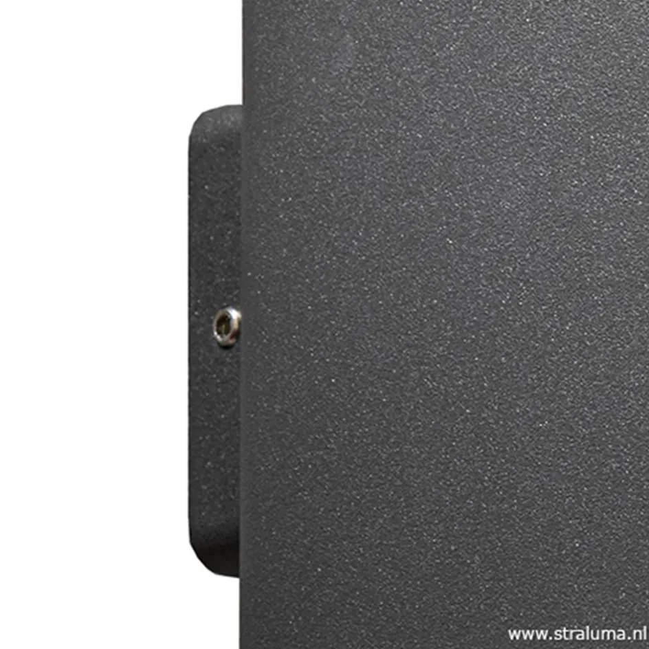 Buitenlamp wand up+down antraciet IP54>Straluma Outlet