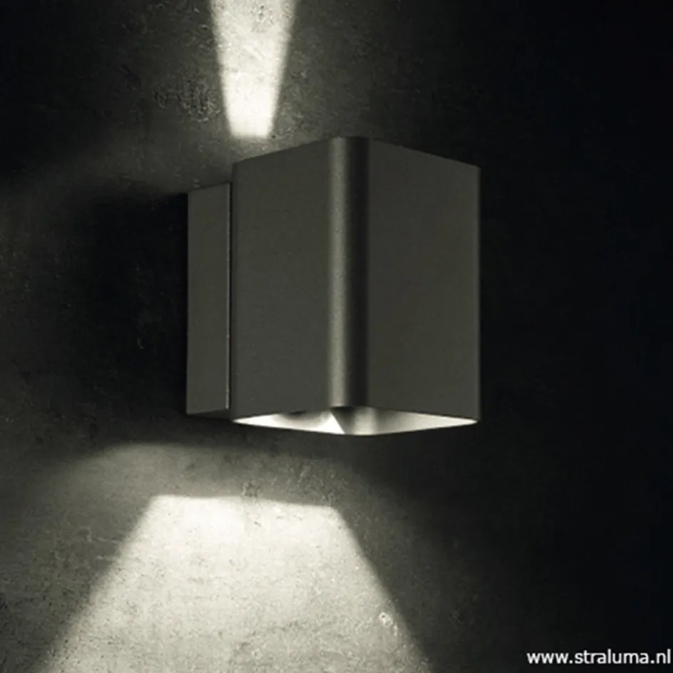 Buitenlamp wand up+down antraciet IP54>Straluma Outlet