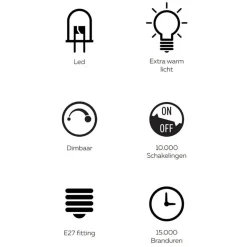 Calex Dijon Smoke Pulse 2200K dimbaar><noscript><img width=