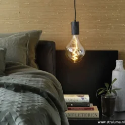 Calex Retro pendel 1.5m e27 zwart><noscript><img width=