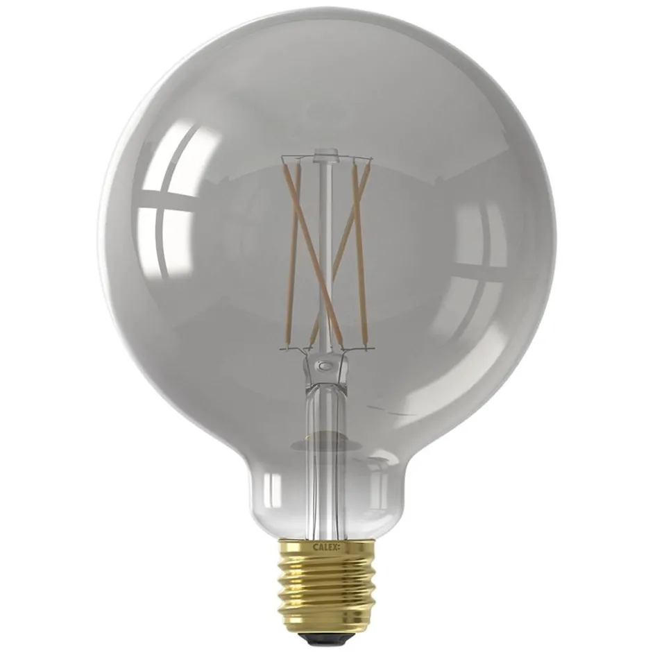 Calex Smart Home E27 Globe LED filament smoke G125>Straluma Discount