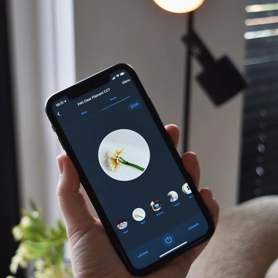 Calex Smart Home E27 LED filament softline kogellamp P45>Straluma Clearance