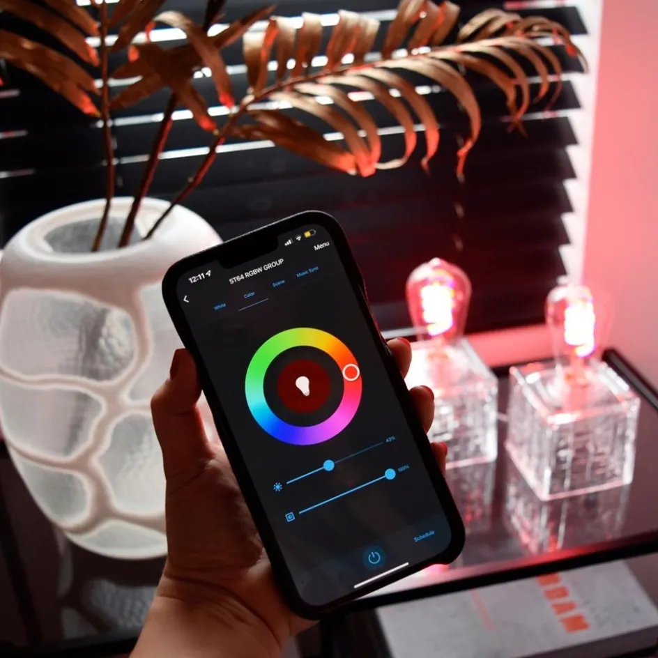 Calex Smart Rustiek ST64 Helder Flex Filament>Straluma Best