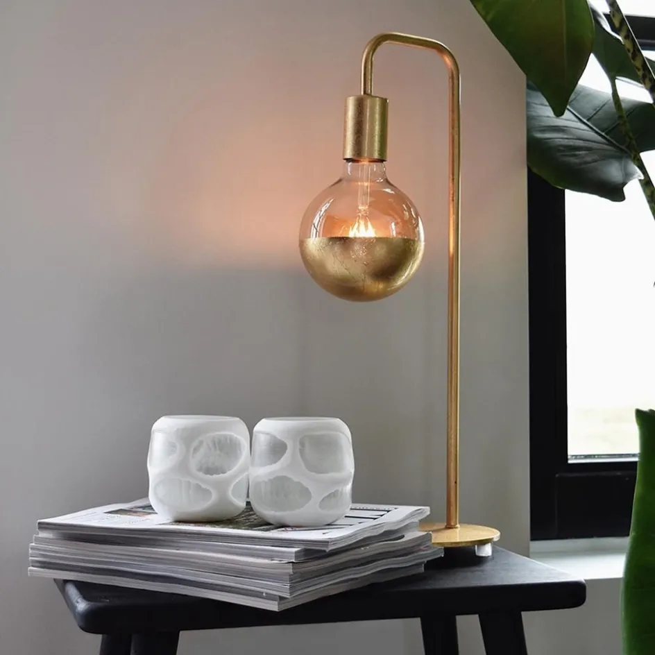 Calex tafellamp U-Line goud excl lichtbron>Straluma Outlet