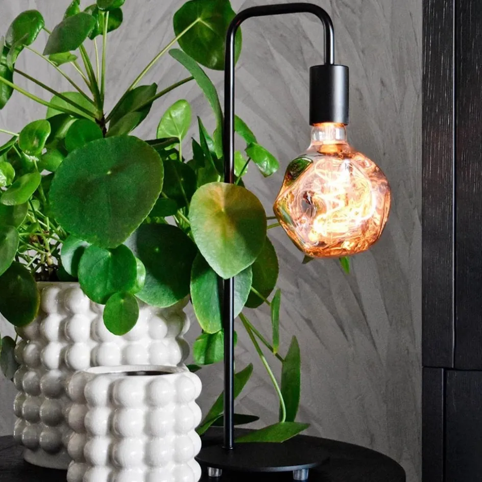 Calex tafellamp U-Line mat zwart exclusief lichtbron>Straluma Clearance