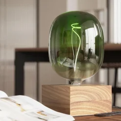 Calex tafellamp Wood FSC vierkant><noscript><img width=