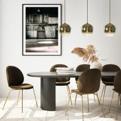 Chique hanglamp 3-lichts zwart met goud></noscript>Straluma Sale