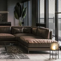 Chique tafellamp frame met mat zwart glas><noscript><img width=