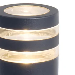 Cilinder buitenlamp paal donker grijs GU10><noscript><img width=