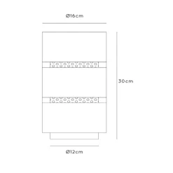 Cilinder tafellamp zwart metaal met goud></noscript>Straluma Sale