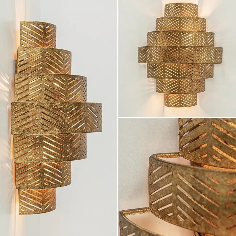 Decoratieve wandlamp ambachtelijk brons>Straluma Clearance