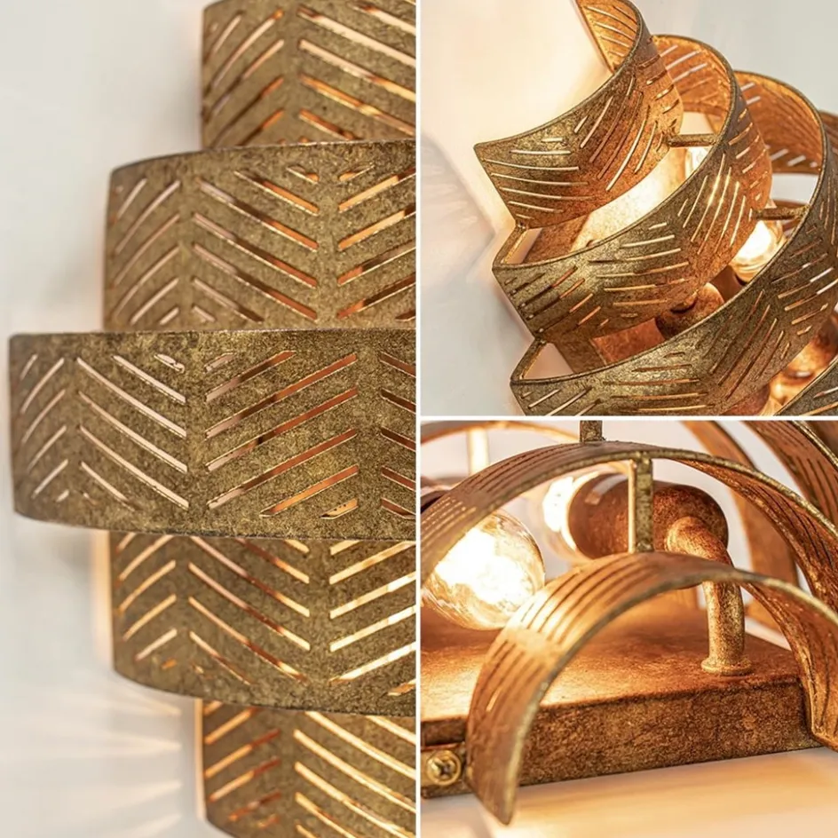 Decoratieve wandlamp ambachtelijk brons>Straluma Clearance