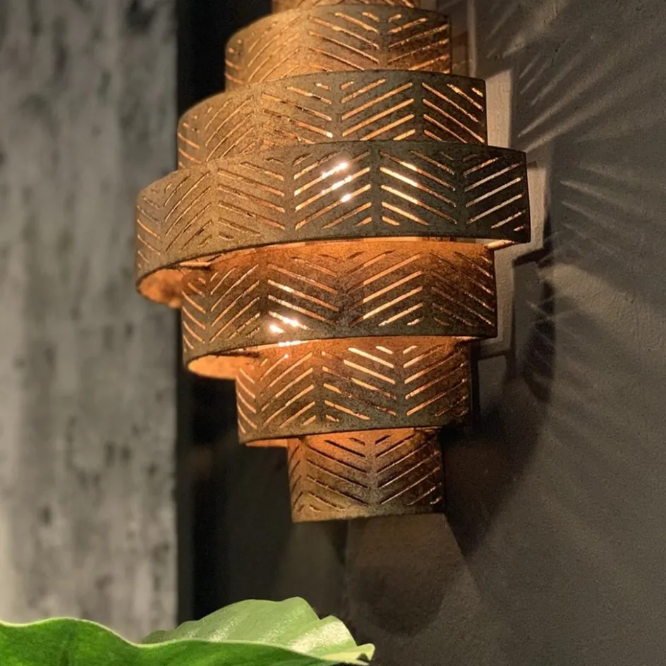 Decoratieve wandlamp ambachtelijk brons>Straluma Clearance