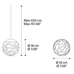 Design hanglamp Kelly cluster LED zwart>Straluma Clearance