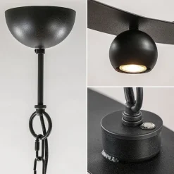 Design hanglamp textured black ovaal></noscript>Straluma New