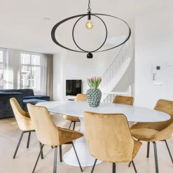 Design hanglamp textured black ovaal></noscript>Straluma New