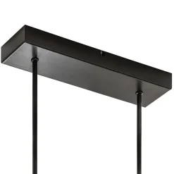 Design LED hanglamp aluminium mat zwart/mat goud><noscript><img width=