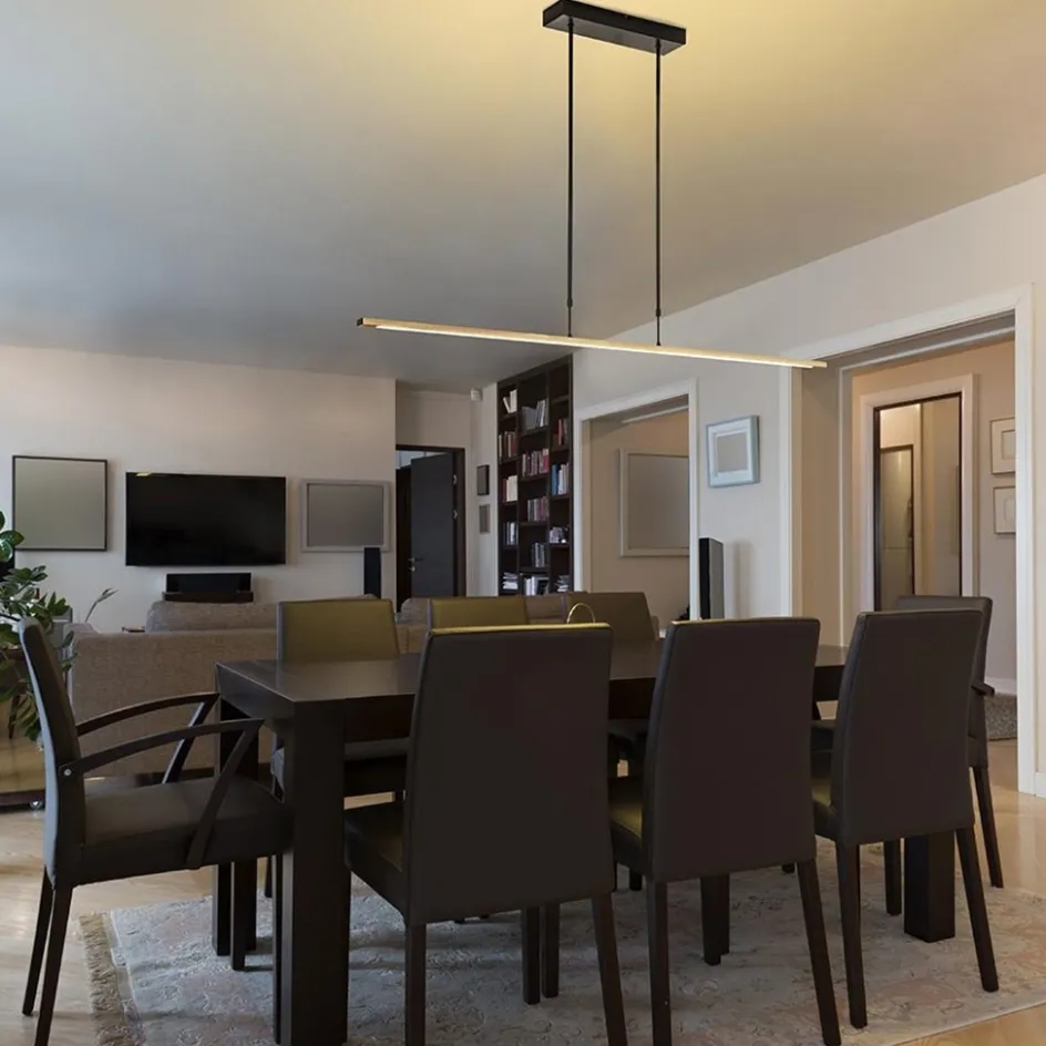 Design LED hanglamp aluminium mat zwart/mat goud>Straluma Hot