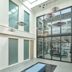 Design LED hanglamp Wheel zwart 75 cm><noscript><img width=