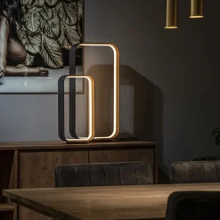 Design LED tafellamp dimbaar zwart/goud></noscript>Straluma Outlet