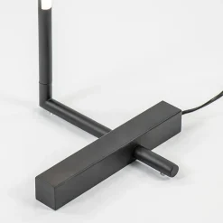 Design LED vloerlamp zwart met draaibare kap></noscript>Straluma Online