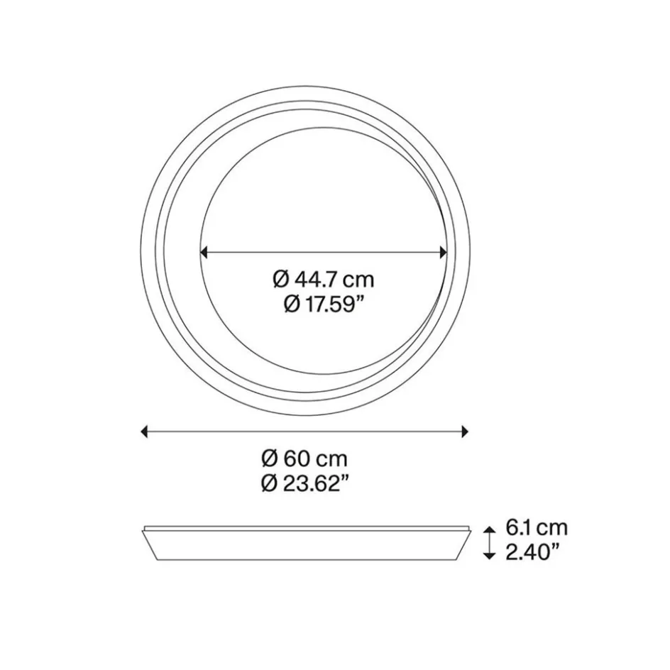 Design plafondlamp Tidal champagne>Straluma